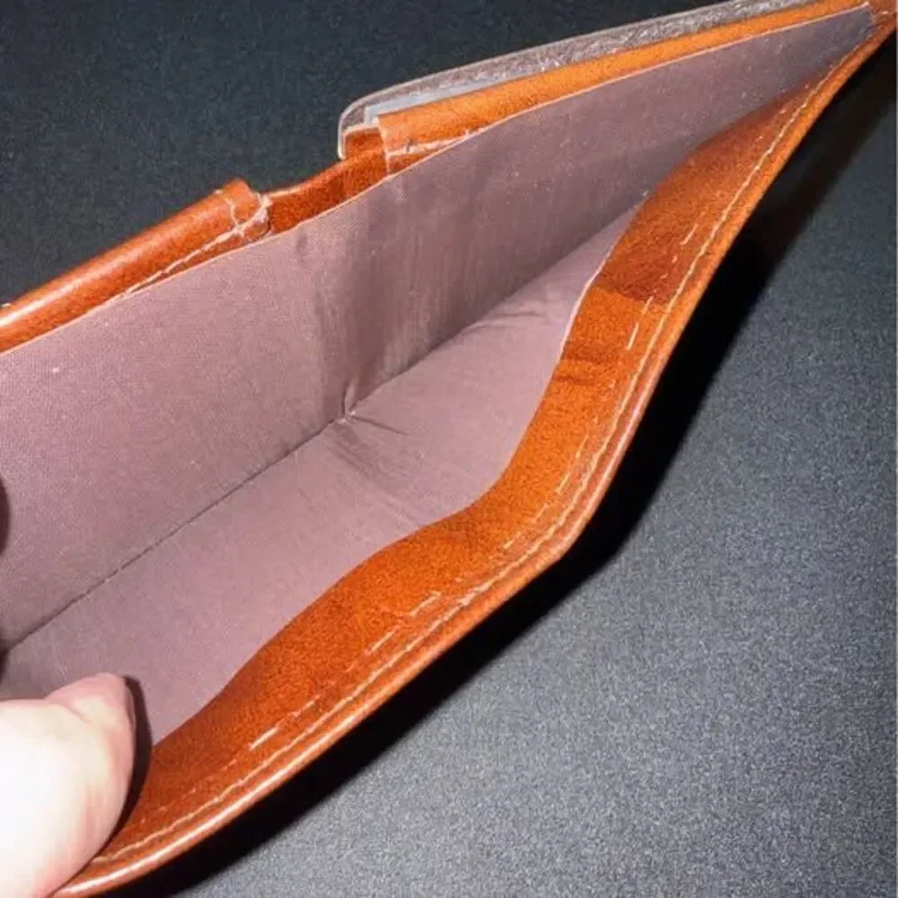 Vintage EK Leathergear Brown Heritage Cowhide Wallet | New Gentleman Billfold